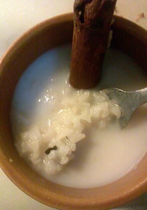 A picture of arroz con leche.