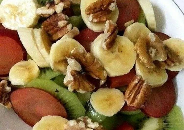 Recipe of Super Quick Homemade Fruit Salad with yogurt