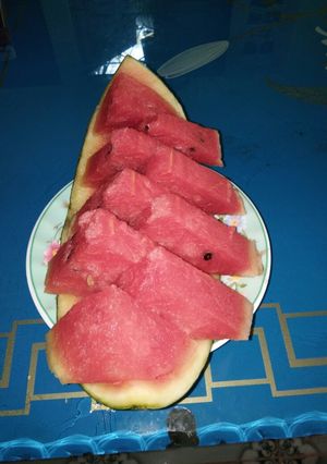 Hình của món Dưa hấu ngày Tết.