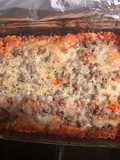 Quick & Easy Lasagna. Also included is a VEGAN OPTION, or Meat & Cheese Substitute options