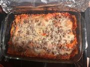 A picture of pasta casserole