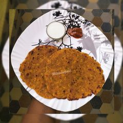 Jau Ki Achaari Roti – Pickled Barley Flatbread A picture of Jau Ki Achaari Roti – Pickled Barley Flatbread.
