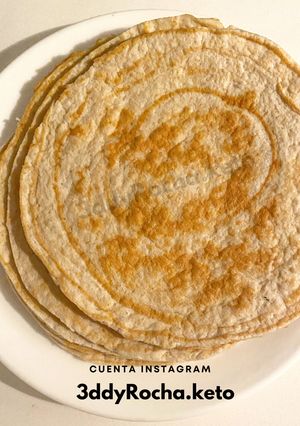 Una foto de Tortillas de proteína keto