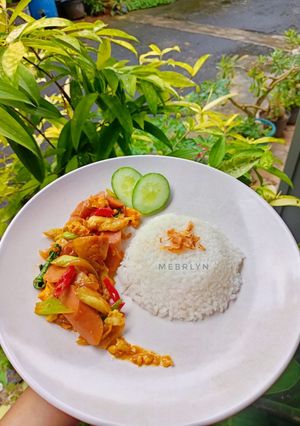 Foto resep Tumis telor sosis bakso