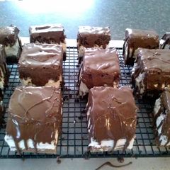 A picture of April's home made ho hos.