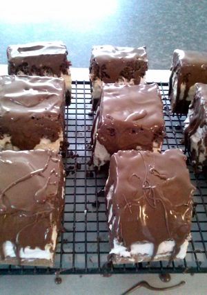 A picture of April's home made ho hos.