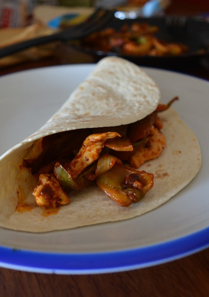 Una foto de Tacos de pollo
