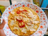 টমেটো চিস ওমলেট (Tomato cheese omelette recipe in bangali)