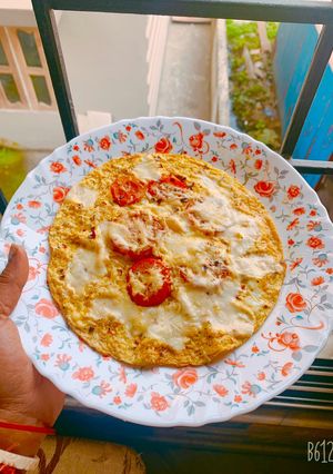 টমেটো চিস ওমলেট (Tomato cheese omelette recipe in bangali) রেসিপির প্রধান ছবি