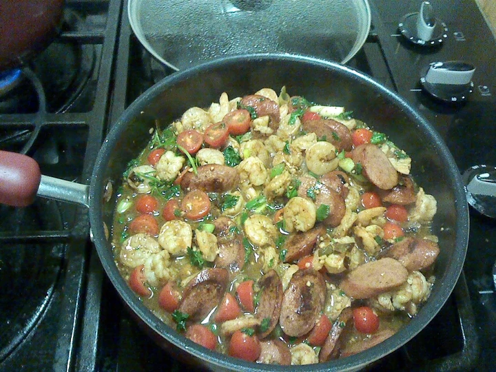 Recipe sausage and shrimp over rice the Delicious Can spoil the tongue
