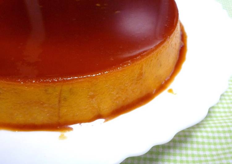 Recipe of Super Quick Homemade Extremely Simple &amp; Really Delicious Kabocha Pudding