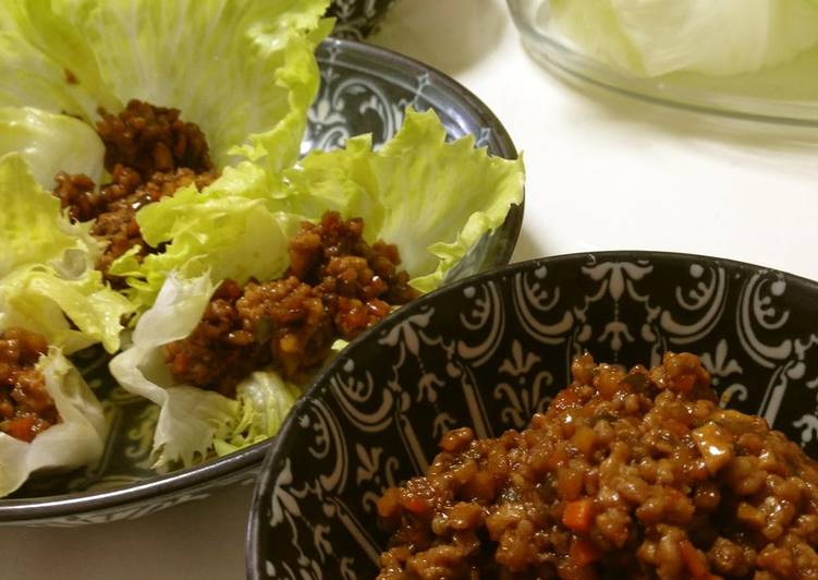 Steps to Make Super Quick Homemade Meat-Miso with Lots of Vegetables - Use in Lettuce Wraps