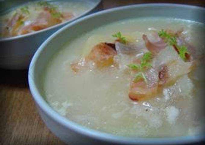 Potato and Bacon Milk Stew