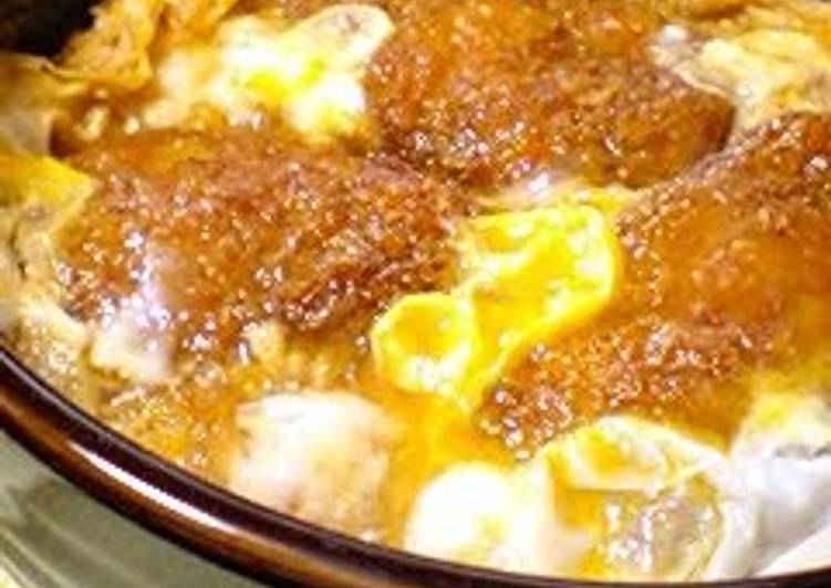Recipe of Speedy Single-Serving Fried Pork Cutlet Rice Bowl