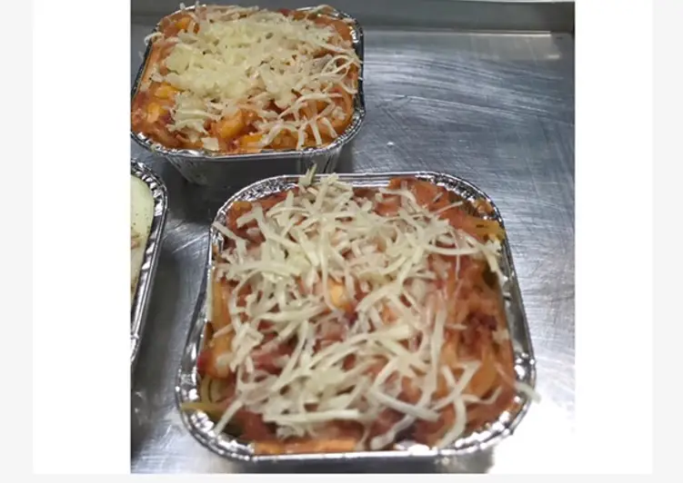 Praktis, Menyajikan Spaghetti Lasagna Baked Yummy Mantul