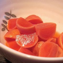 Pink 'n Cute Radish Marinated in a Sweet Vinaigrette A picture of Pink 'n Cute Radish Marinated in a Sweet Vinaigrette.