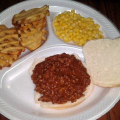 A picture of awesome sloppy joes.