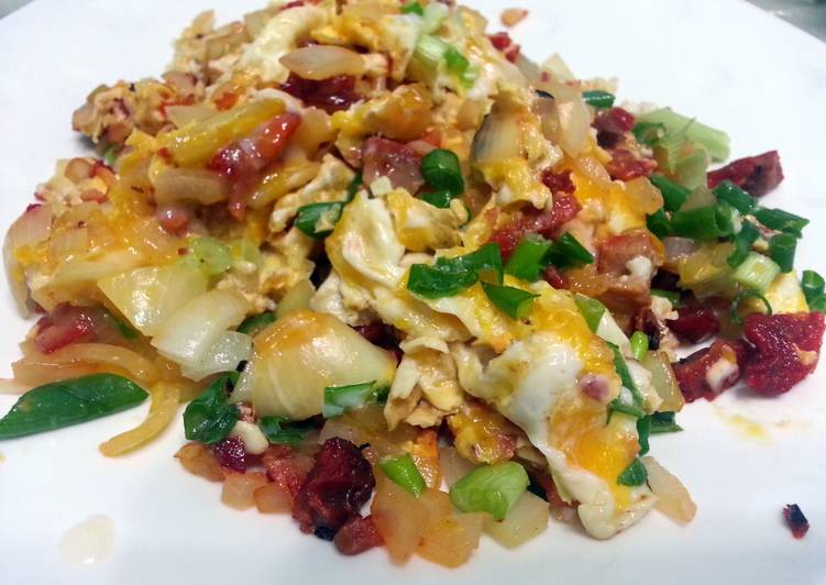 Recipe of Favorite LG SCRAMBLED EGGS WITH BBQ PORK