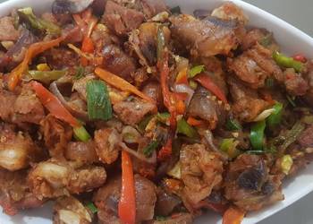 How to Prepare Perfect Asun peppered goat meat