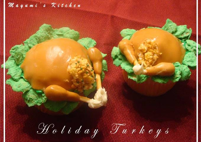 Roasted Turkey Cupcakes