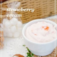 A picture of Strawberry Whipped Cream.