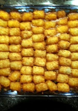 A picture of Tator Tot Casserole.