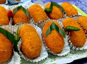 Foto resep Kroket uwi putih