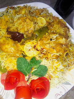 A picture of Dhuwadaar achari biryani in 1 hr.