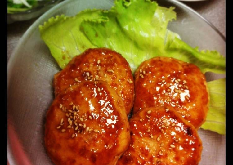 Steps to Prepare Super Quick Homemade Chicken Tsukune Dumplings with Firm Tofu