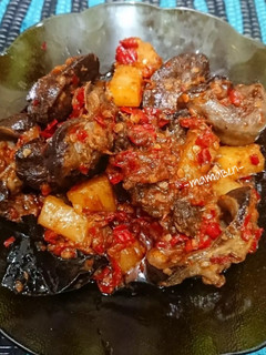 Foto resep Balado Ati Ampela Kentang