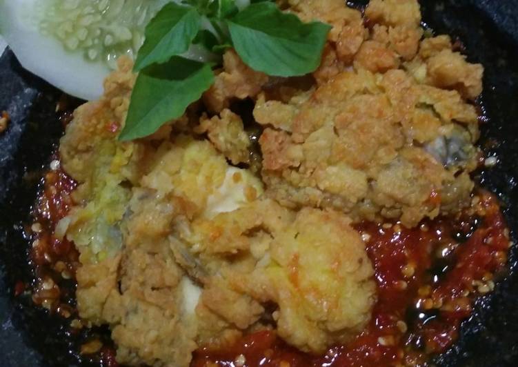 🐔Ayam geprek sambel bawang