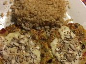 Una foto de croqueta de zucchini