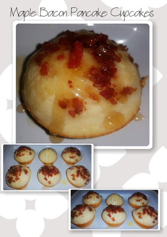 A picture of Maple Bacon Pancake Cupcakes.