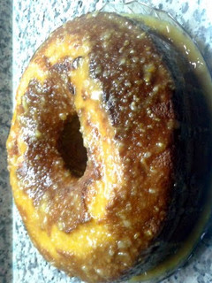 A picture of Orange cake from scratch.