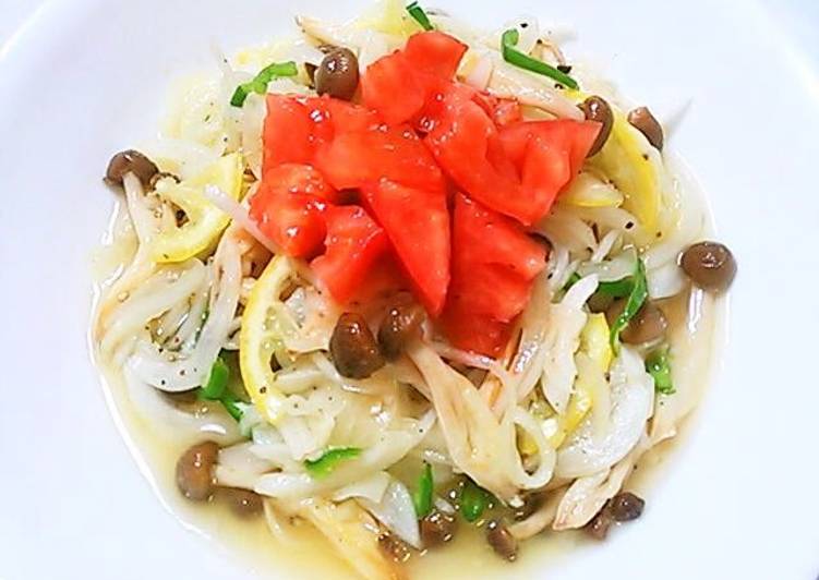 Recipe of Any-night-of-the-week Dried Shimeji Mushroom &amp; Sweet Onion Garlic Marinade