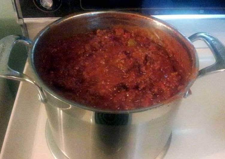 Simple Way to Make Any-night-of-the-week O.M.Gosh!..Bite My Lip  &#34;Chili &#34;