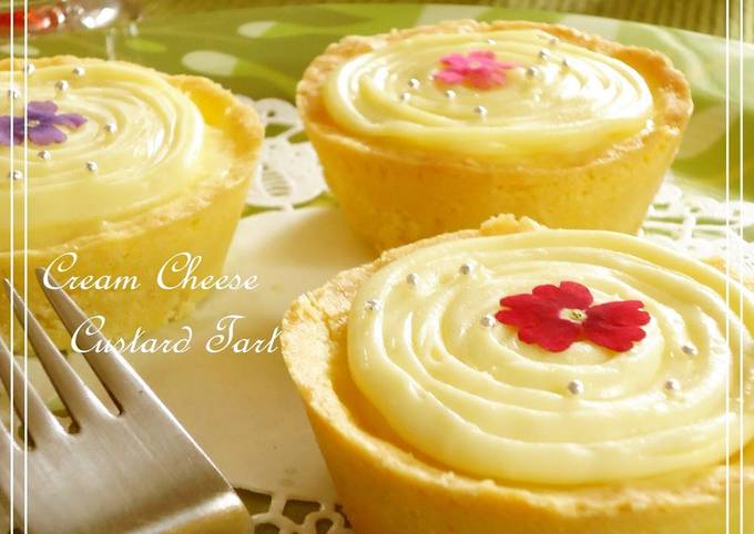Simple Way to Make Any-night-of-the-week Rich Custard and Cream Cheese Tart