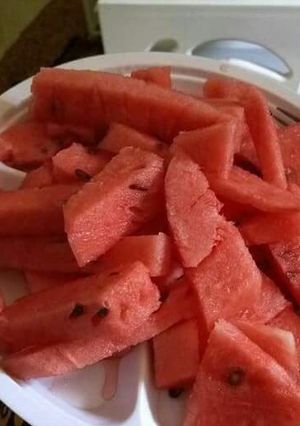 A picture of My Dessert (Watermelon).