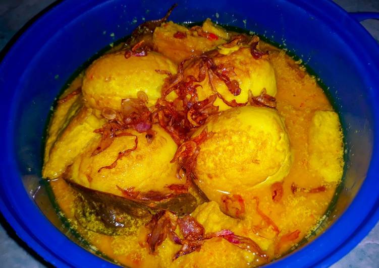 Resep Opor telur🥚 & Tahu simple😊