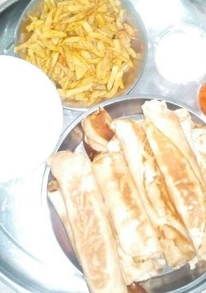 صورة لوصفة شاورما الدجاج