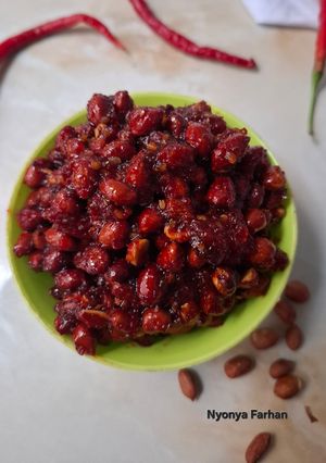 Foto resep Kacang goreng Pedas Manis
