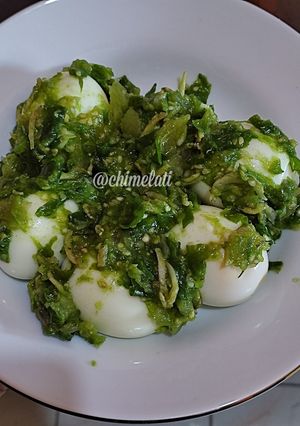 Foto resep Telur Bulat Lado Mudo (Minang)