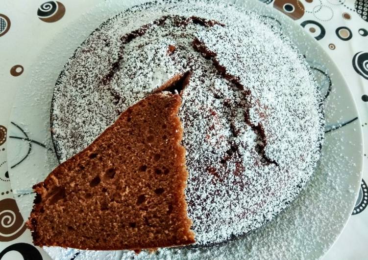 Bizcocho de chocolate y yogurt