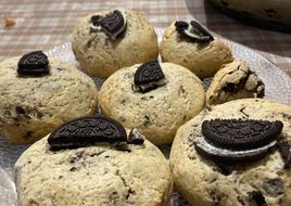 Cookies oreos rellenas de Nutella