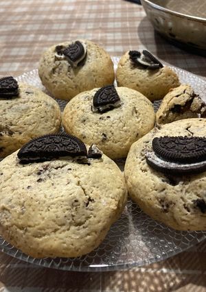 Una foto de Cookies oreos rellenas de Nutella