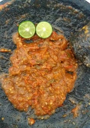 Foto resep Sambal Tomat teman ayam/ati goreng