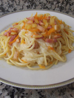 Una foto de Espaguettis a la begoñesa