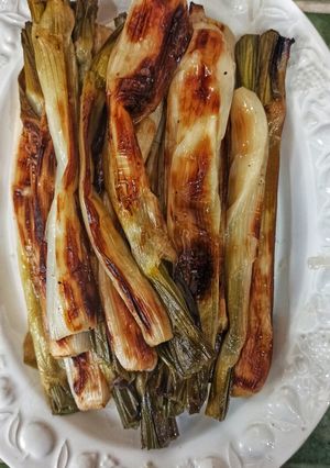 Una foto de Calçots al forn (amb perdó)