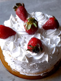 Una foto de Torta de frutilla fácil