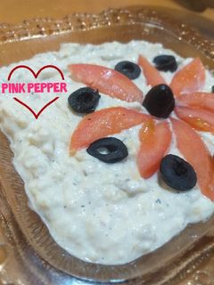 صورة لوصفة سلاطة باذنجال بالمايونييز و الجبن